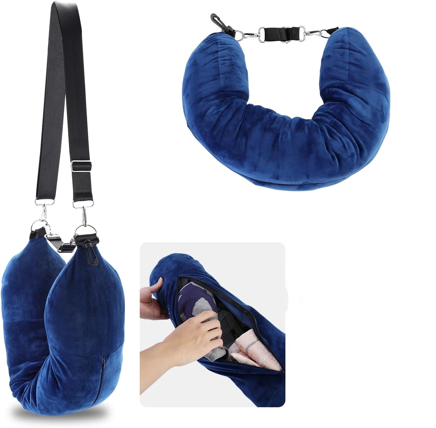The Ultimate Cost-Saving Travel pillow - Refillable with Clothes